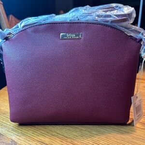 Trina Turk Burgundy Crossbody Bag